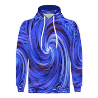 Thumbnail for OOTO - GREEN REALITY BLUE VIOLET SHIFT - D55 Men's All Over Print Hoodie - 1 COLOR -