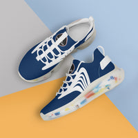 Thumbnail for OOTO - Max React Sneakers - CLASSIC B & W RED HOVER - FLAG BLUE - 1 COLOR -