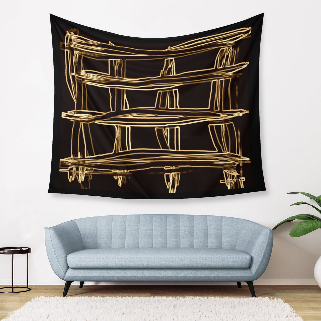 OOTO - TIER - Wall Tapestry - 3 SIZES -