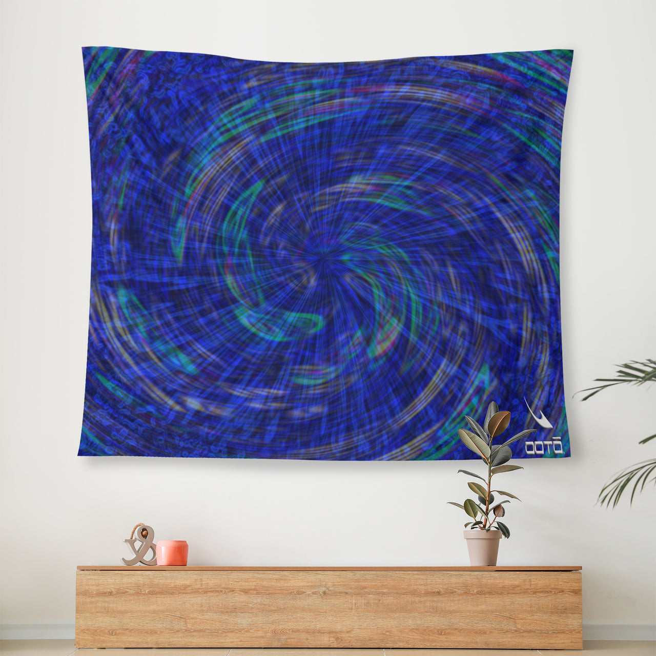 OOTO - PLASMATIC STORM - D34 Wall Tapestry - 3 SIZES -