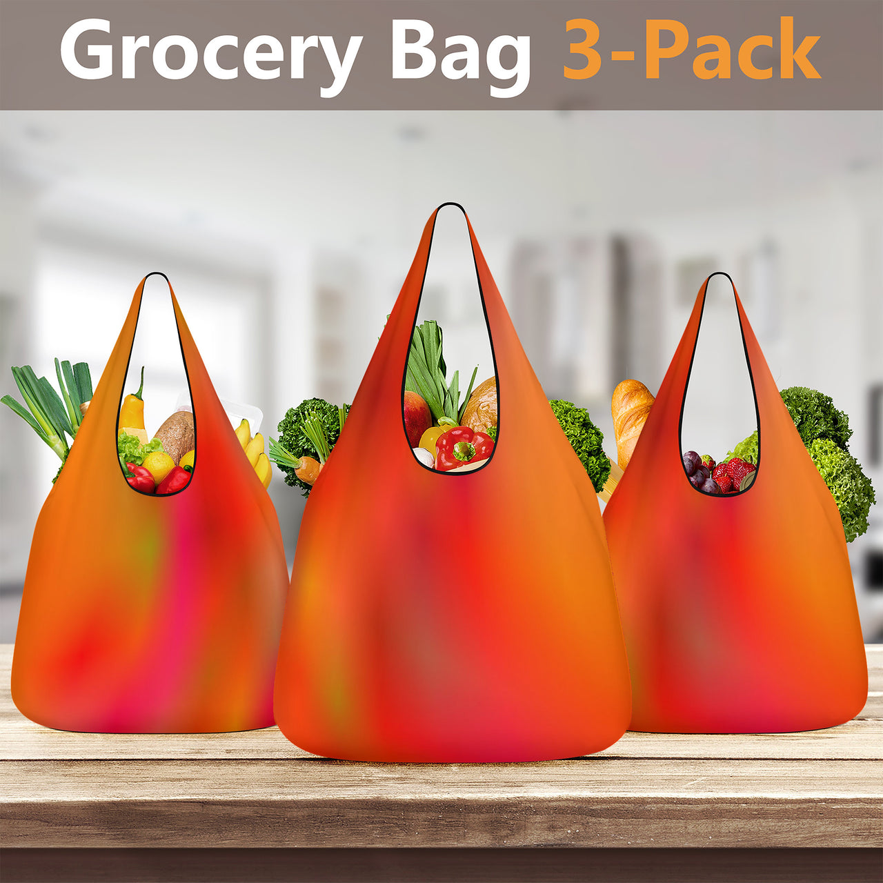 OOTO - IMPRESSION SUN GLOW - KO (3 BAGS) - Grocery Bags -