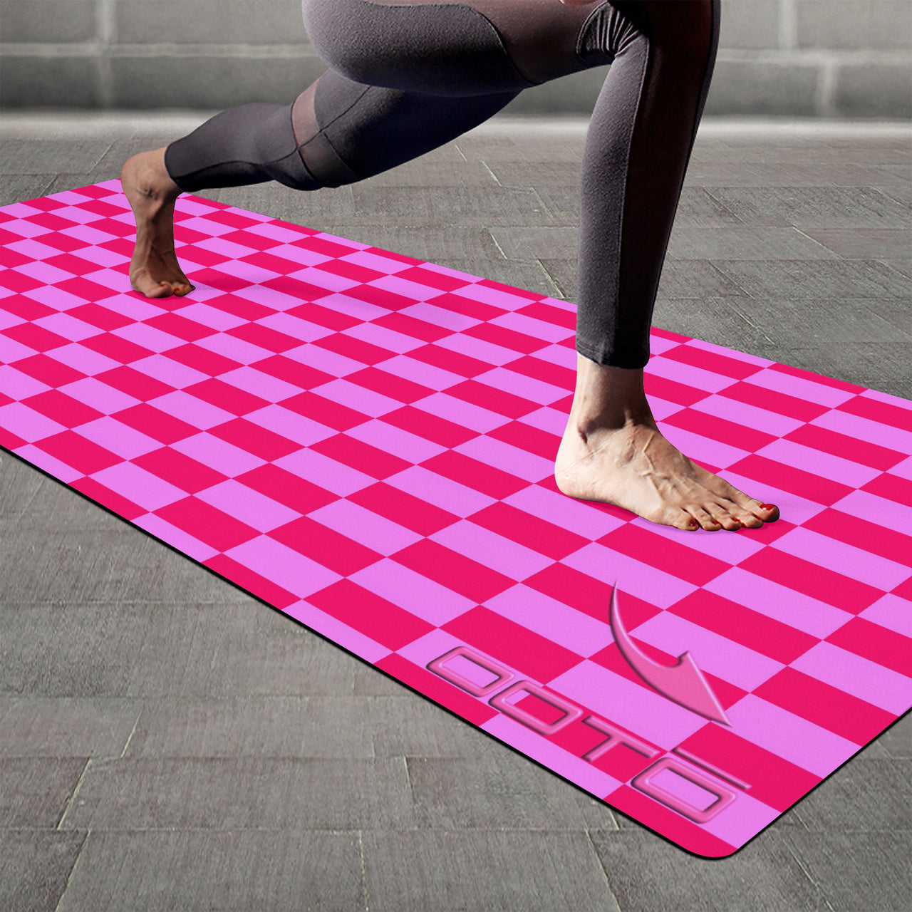 OOTO - Yoga Mat - Checkered Sprectacular lp -