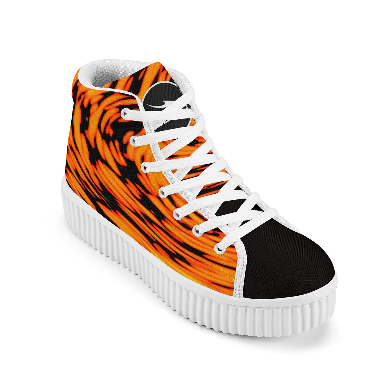 OOTO - DARK TUNNEL IN CITRUS GLOW  - Women's High Top Platform Shoes - 1 COLOR -