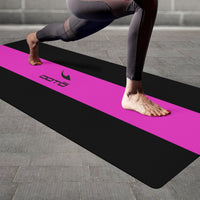 Thumbnail for OOTO - Yoga Mat - Neon pink stripe -