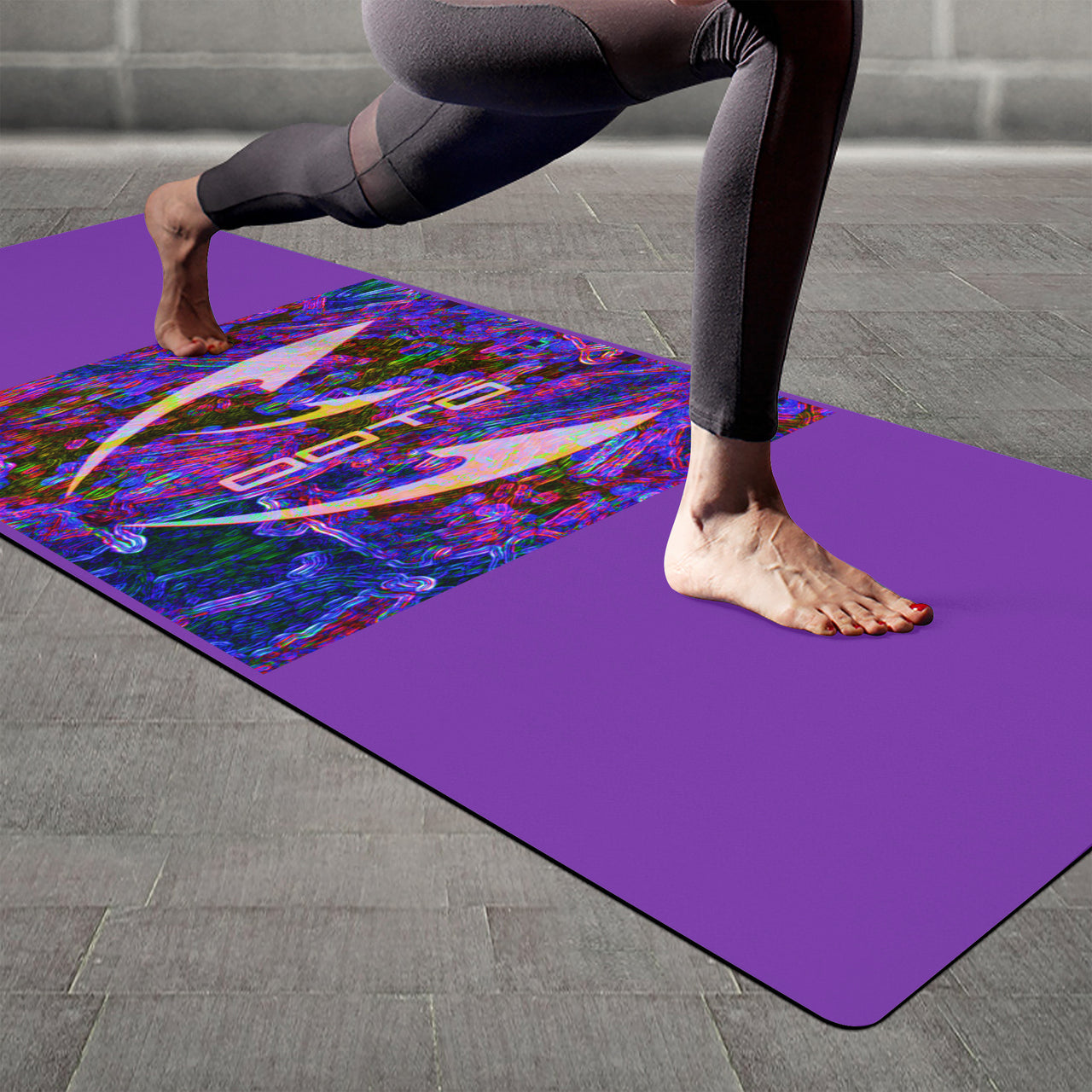 OOTO - Yoga Mat - Swim up the purple stream