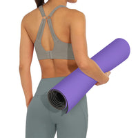 Thumbnail for OOTO - Yoga Mat - Dash en black - lilac mat