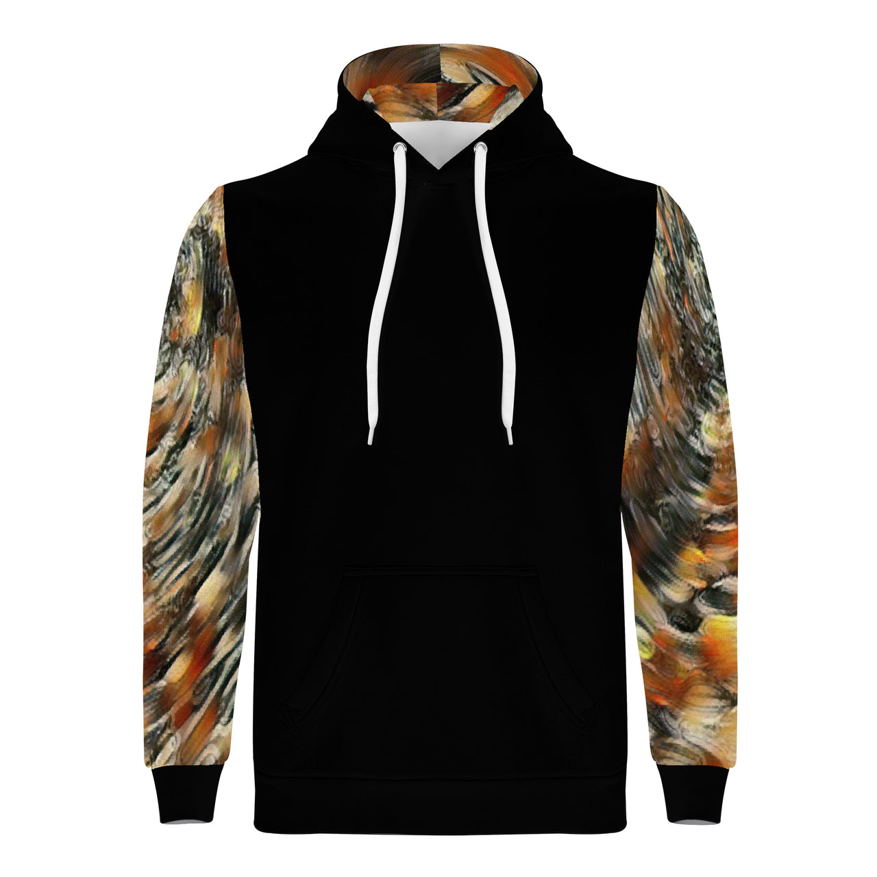 OOTO - BRUSH STROKE SCENIC - D55 Men's Hoodie - 1 COLOR -