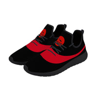 Thumbnail for OOTO - CAM II - BK/RD - Lightweight Mesh Knit Sneaker - Black soles - 1 COLOR -