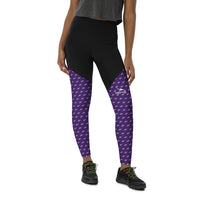 Thumbnail for OOTO - DASH EN WHITE - Sports Leggings - PURPLE AMAZE -1 COLOR -