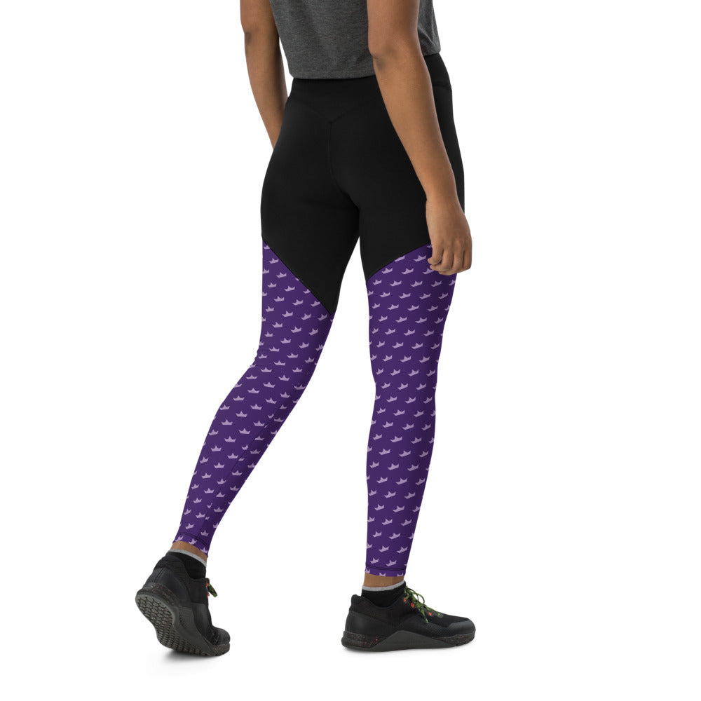 OOTO - DASH EN WHITE - Sports Leggings - PURPLE AMAZE -1 COLOR -