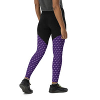 Thumbnail for OOTO - DASH EN WHITE - Sports Leggings - PURPLE AMAZE -1 COLOR -