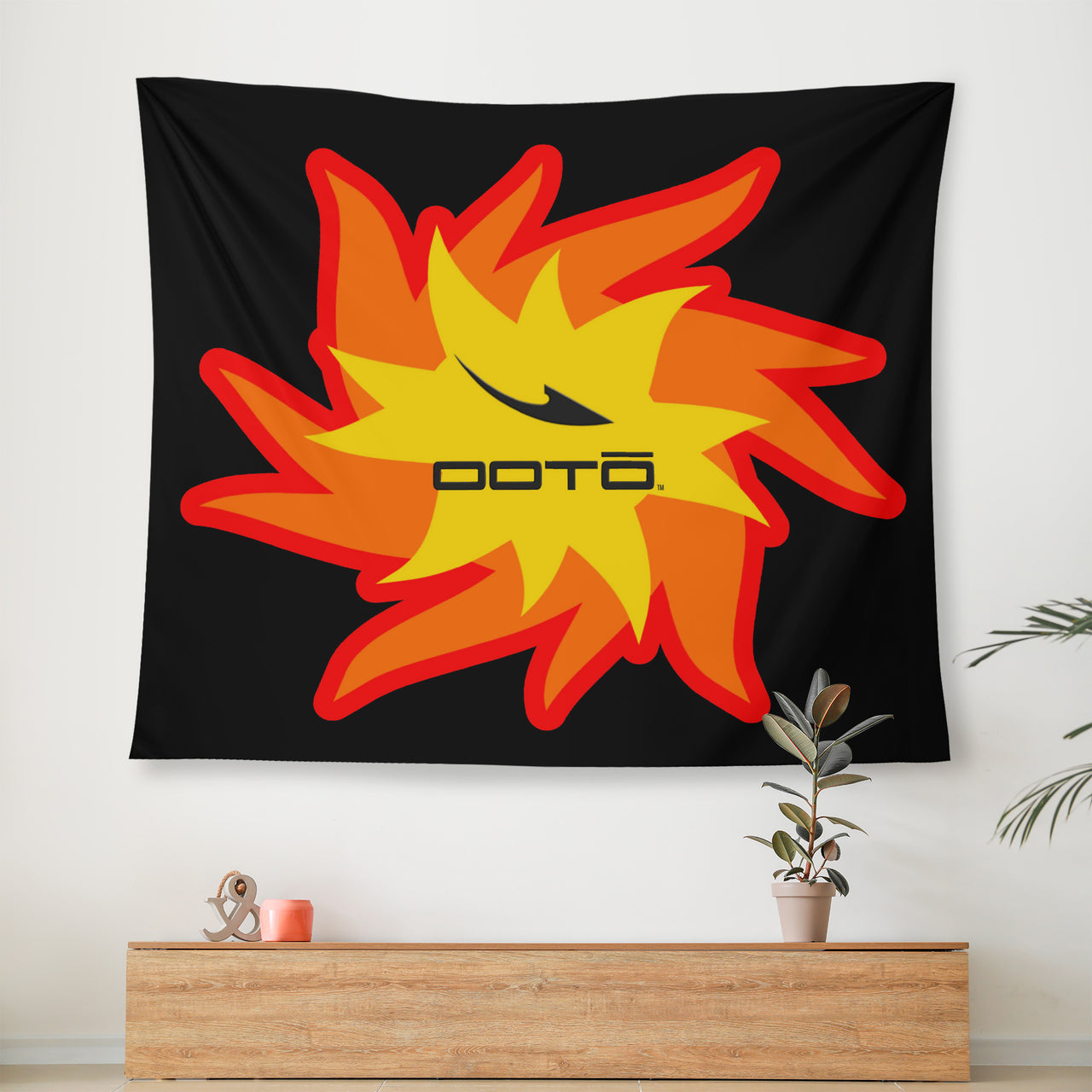 OOTO - CRAWLING SUN - Wall Tapestry - 3 SIZES -