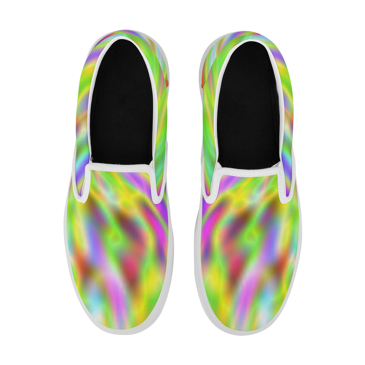 OOTO - WALK ON THE BEACH / NEON TIDE - MD New Style Skate Slip On Shoes - 1 COLOR -