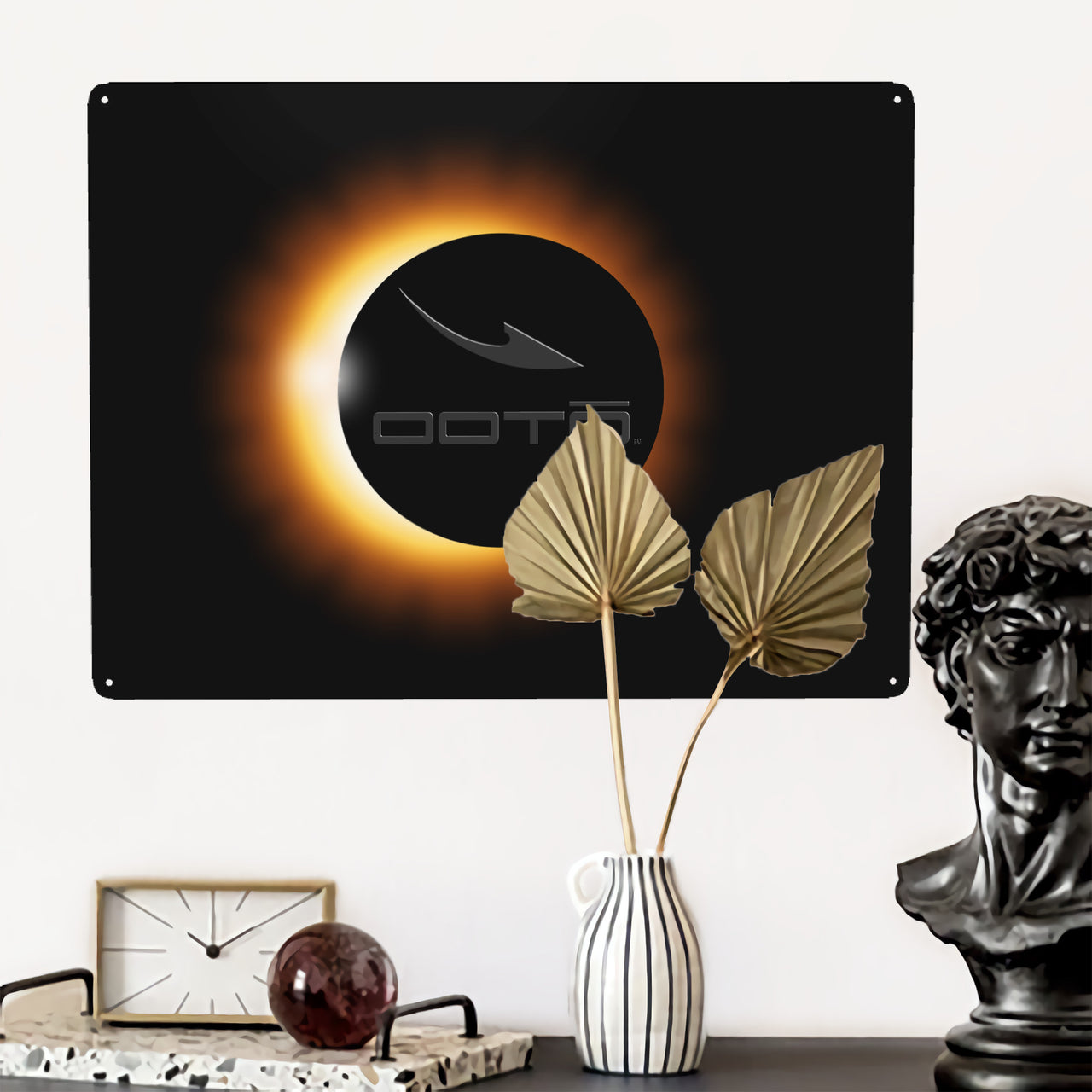 OOTO - SOLAR EVENT - HC_C77 Steel Metal Art Decor 12x16in (Horizontal) -