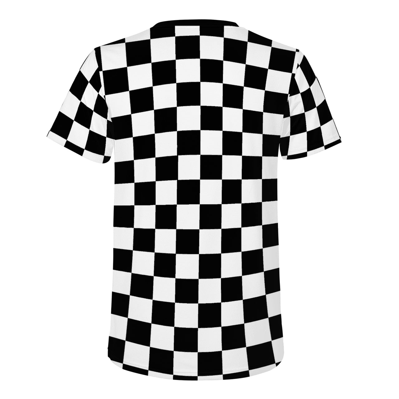 CHECKERED - D61 Men's All Over Print T-Shirt - 1 COLOR -