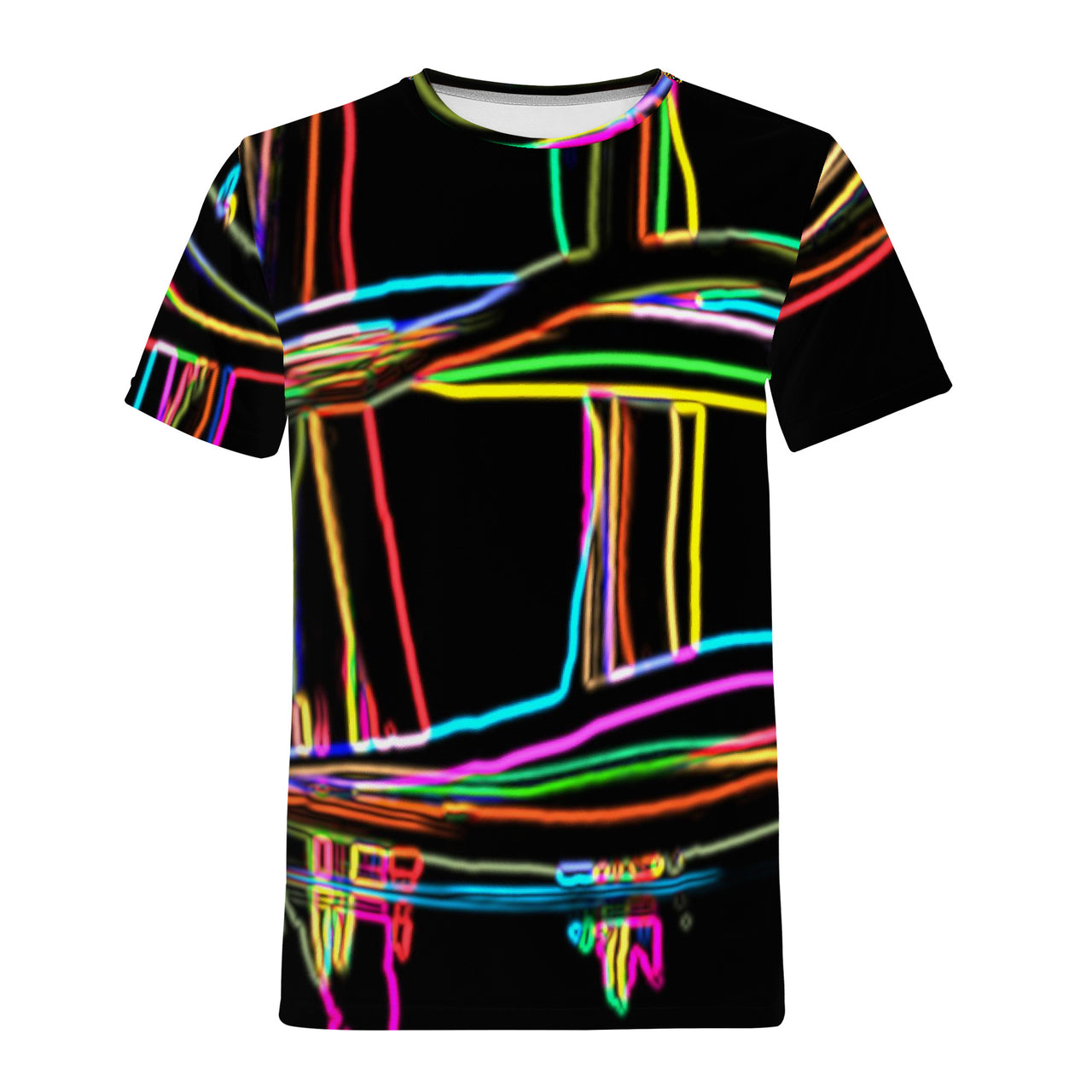 NEON TIER - D61 Men's All Over Print T-Shirt - 1 COLOR -