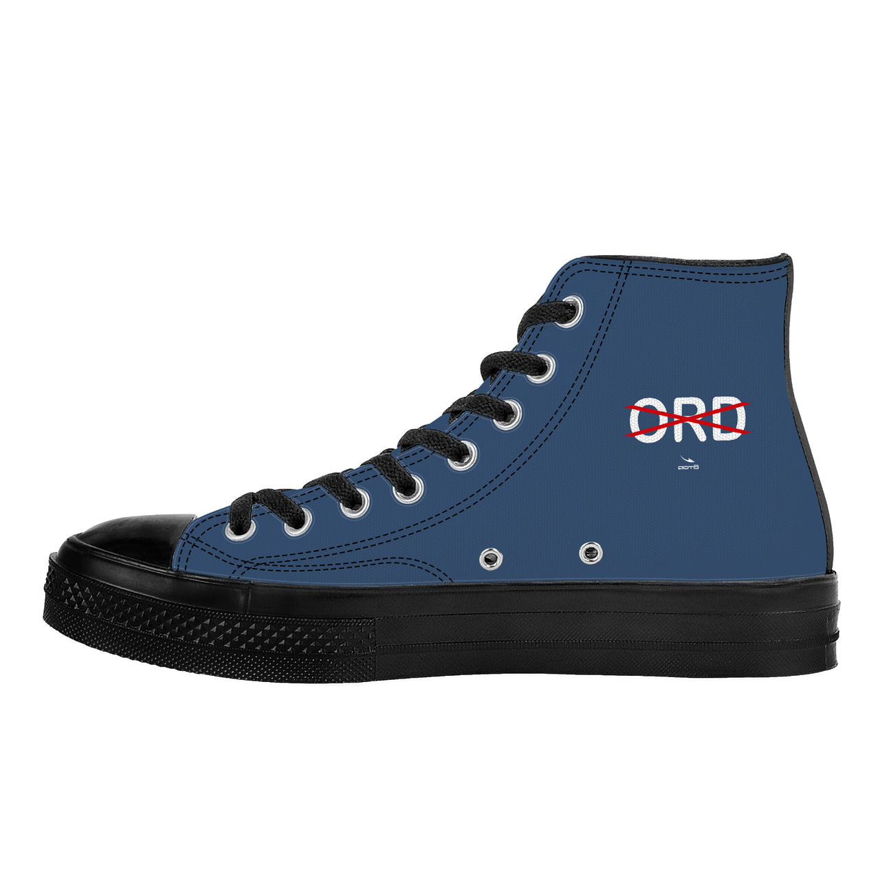 OOTO - NO ORDinary - SF_D71 High Top Canvas Shoes - Black soles - 1 COLOR -