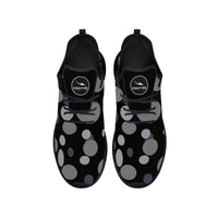 Thumbnail for OOTO - Lightweight Mesh Knit Sneaker - GRAYED ORBS - Black soles - 1 COLOR -