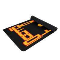 Thumbnail for OOTO - Yoga Mat - Framed Glyphic en day fade &  red glow -