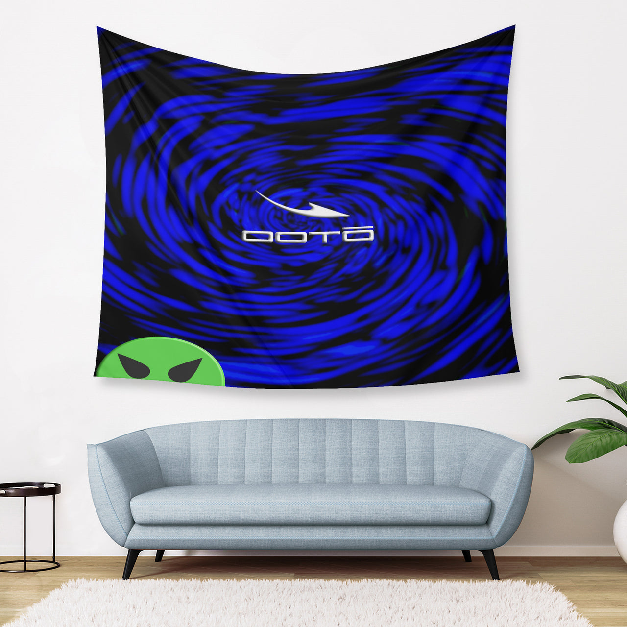 OOTO - AL PEEK A BOO - DARK TUNNEL - Wall Tapestry - 3 SIZES -