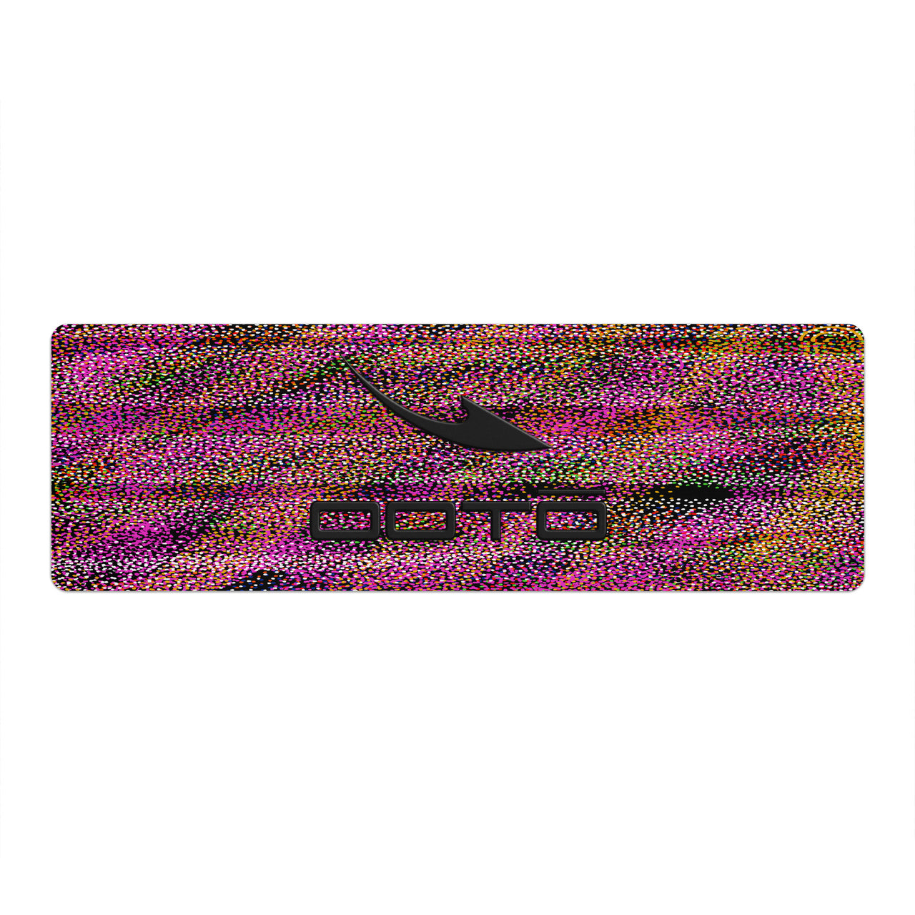 OOTO - Yoga Mat - Dash en black over dotted field