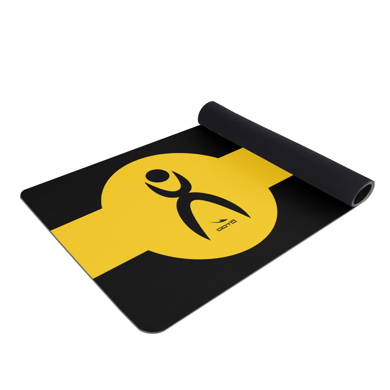 OOTO - Yoga Mat -Glyphic en black over maize