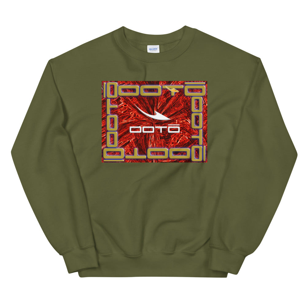 OOTO - DASH EN WHITE - RED FALL - FRAMED - Sweatshirt - 5 COLORS -