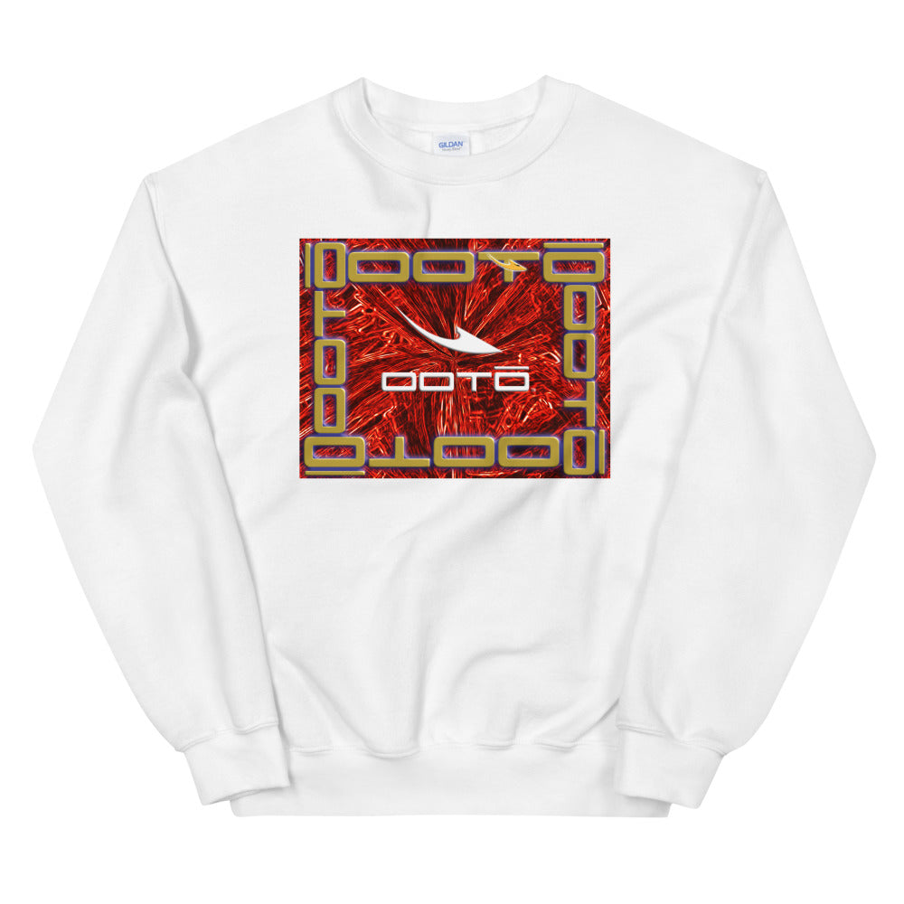 OOTO - DASH EN WHITE - RED FALL - FRAMED - Sweatshirt - 5 COLORS -