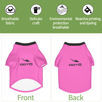 Thumbnail for OOTO - DASH EN BLACK ON PINK - HC_C21 Small Pet Pullover Sweater Pet Clothing - 6 SIZES -