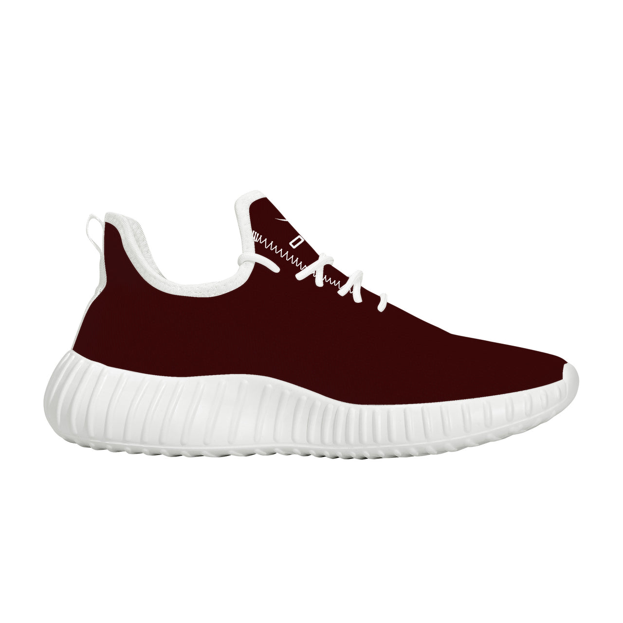 OOTO - Mesh Knit Sneakers -  DEEP RED - White soles - 1 COLOR -