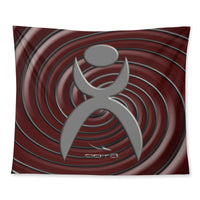 Thumbnail for OOTO - SPIRALING GLYPHIC 2 - Wall Tapestry - 3 SIZES -