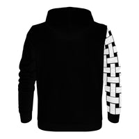 Thumbnail for OOTO - WHITE WEAVE RT - D55 Men's Print Hoodie - 1 COLOR -