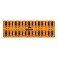 Thumbnail for OOTO - Yoga Mat - Orange weave on Black -