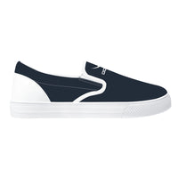 Thumbnail for OOTO - DASH EN WHITE / DARK BLUE - D31 Slip-on Shoes - White soles - 1 COLOR -