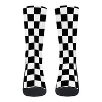 Thumbnail for OOTO - CHECKERED - D45 Crew Socks - 2 SIZES -