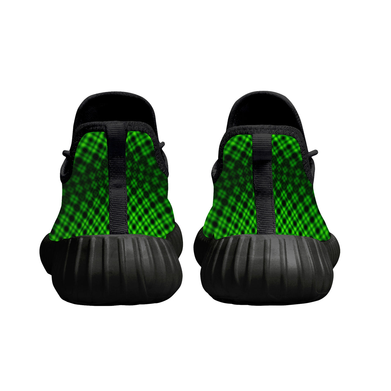 OOTO - GREEN STRETCH - Mesh Knit Sneakers - Black soles - 1 COLOR -