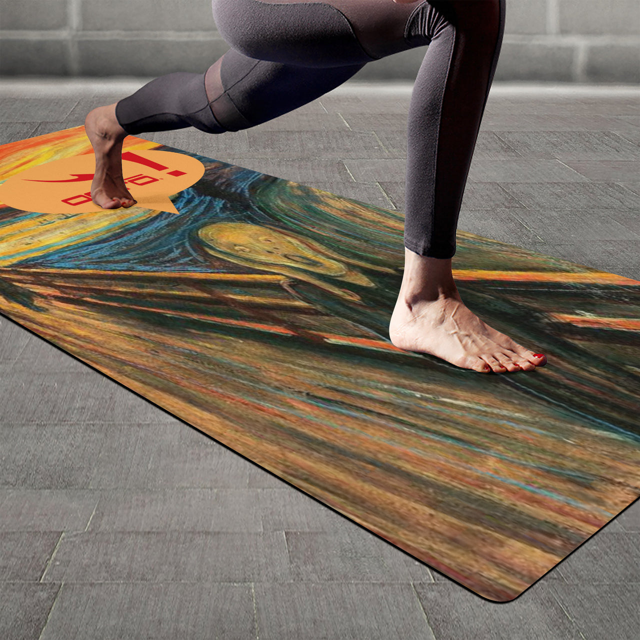 OOTO - Yoga Mat - Eduard Munchs' The Scream X OOTO