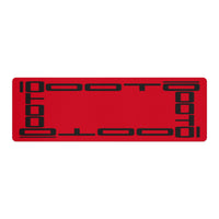 Thumbnail for OOTO - Yoga Mat - Black frame on bright red