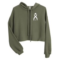 Thumbnail for OOTO - GLYPHIC EN WHITE - Crop Hoodie - 4 COLORS -