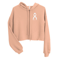 Thumbnail for OOTO - GLYPHIC EN WHITE - Crop Hoodie - 4 COLORS -