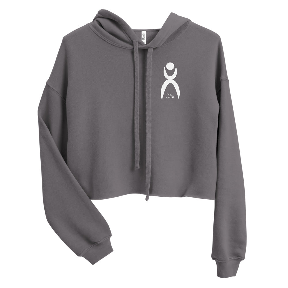 OOTO - GLYPHIC EN WHITE - Crop Hoodie - 4 COLORS -