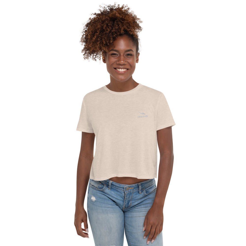 DASH EN WHITE - Crop Tee - 4 COLORS -