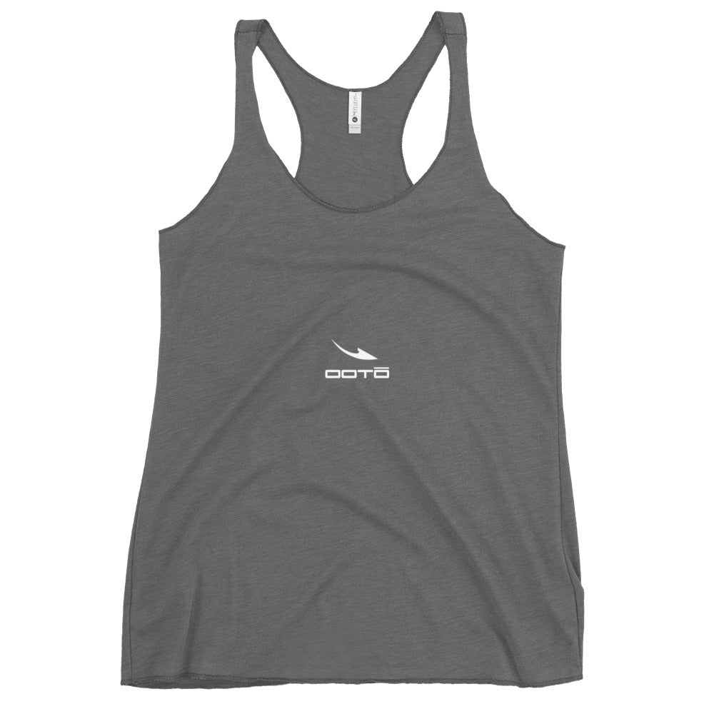 DASH EN WHITE - Women's Racerback Tank - 8 COLORS -