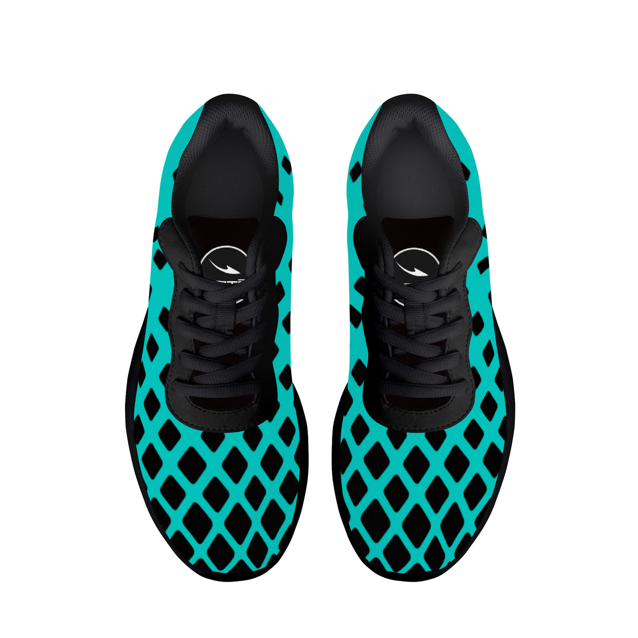 OOTO - Air Mesh Running Shoes - AQUATIC FADE - Black soles - 1 COLOR -