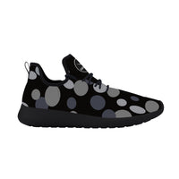 Thumbnail for OOTO - Lightweight Mesh Knit Sneaker - GRAYED ORBS - Black soles - 1 COLOR -