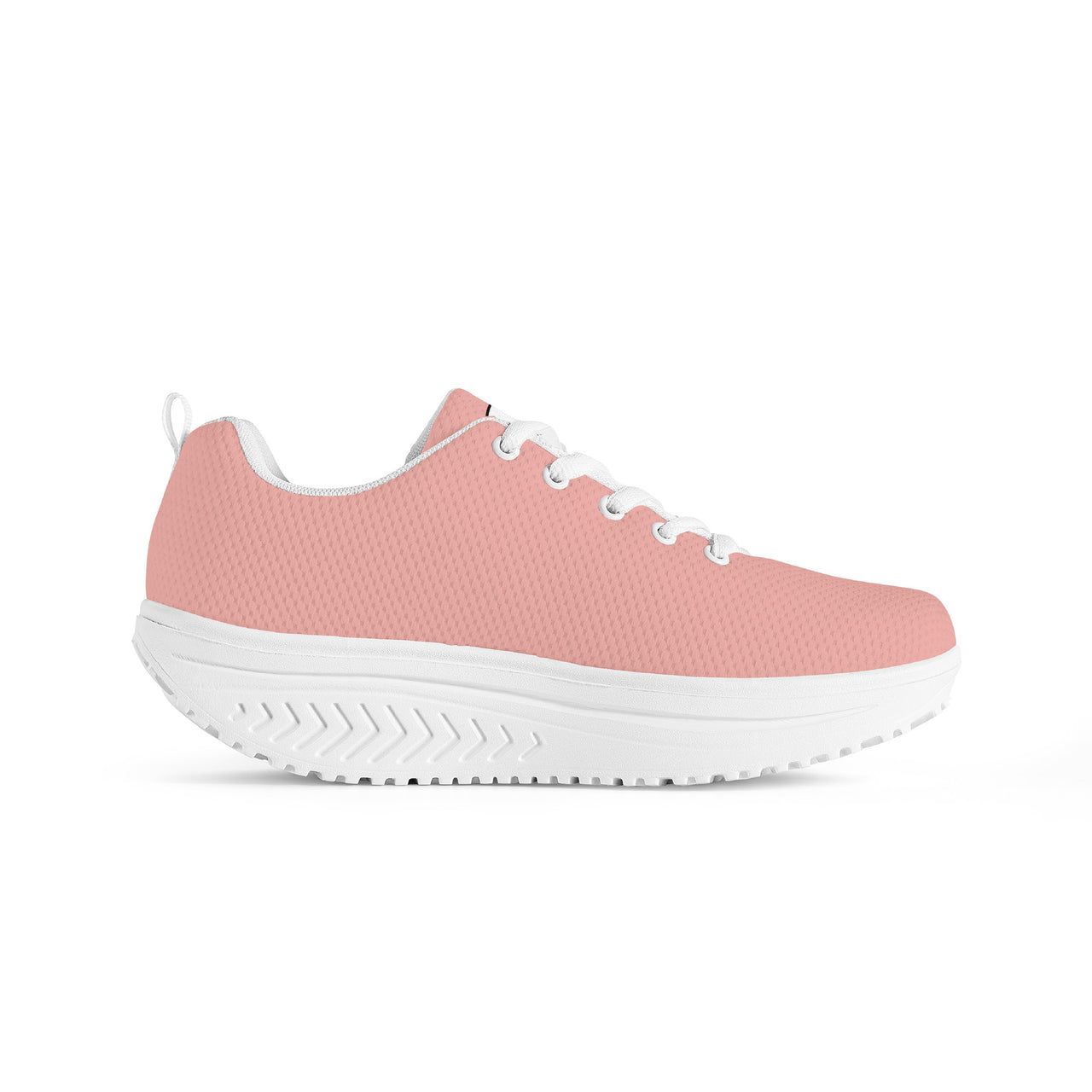 OOTO - Women's Mesh Heightening Shaking Shoe - CLASSIC B & W  - PINK GRAPEFRUIT - 1 COLOR -