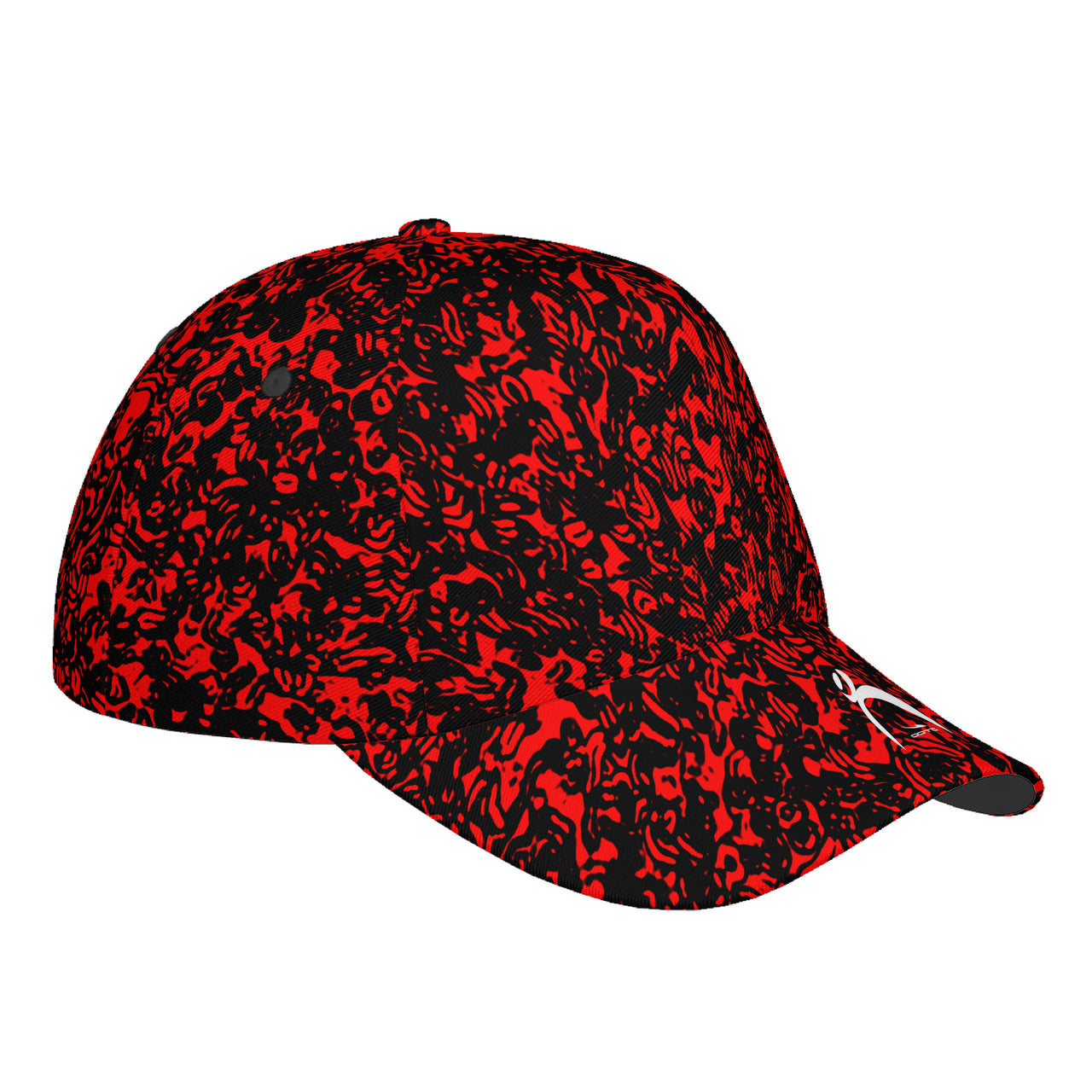 OOTO - RED STATIC - BIG STEPPIN GLYPHIC WT - HC_T9 Curved Brim Baseball Cap - 1 COLOR -