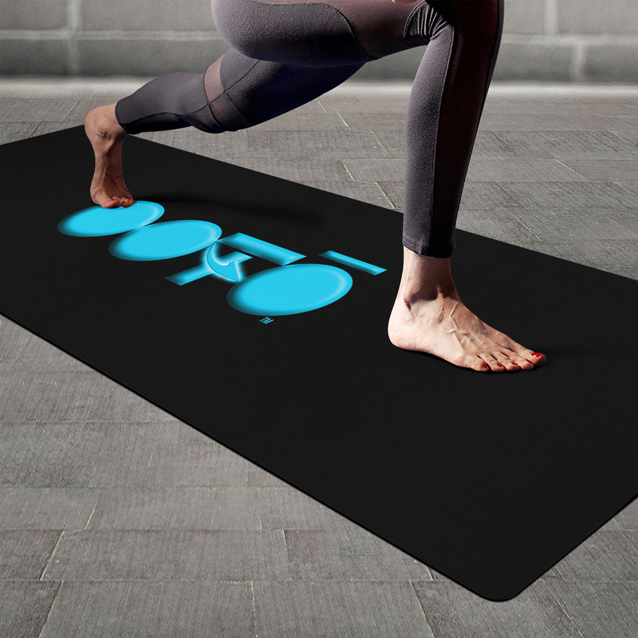 OOTO - Yoga Mat - Block OOTO (Lt. blue)