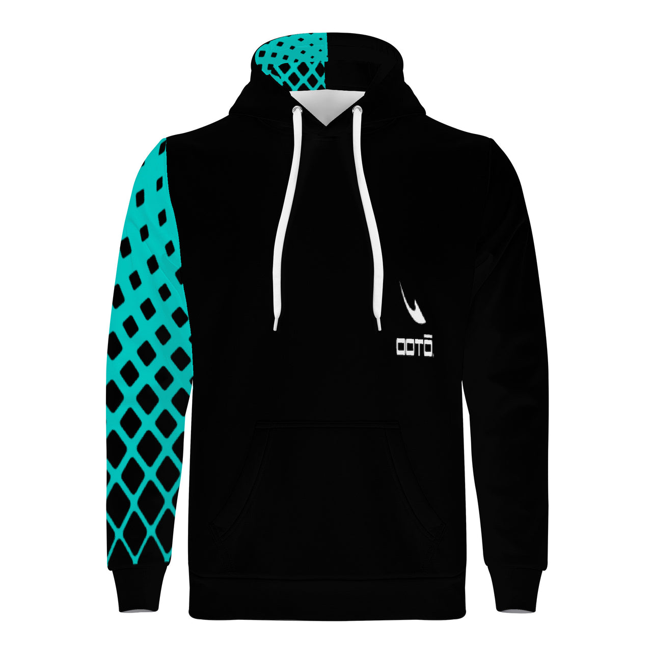 OOTO - STRETCH DASH / RT.SIDE GRADIENT - D55 Men's Print Hoodie - 1 COLOR -