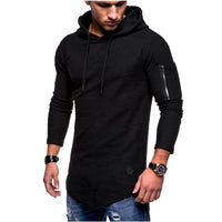 Thumbnail for Men's Army Arm Zip Pocket Pullover Hoodie - K - 5 COLORS -